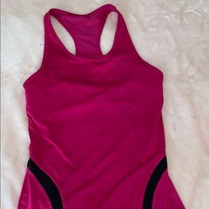 Pink workout top